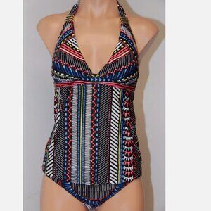 NWT Bar III Swimsuit Bikini Halter Tankini 2pc Set Vessi